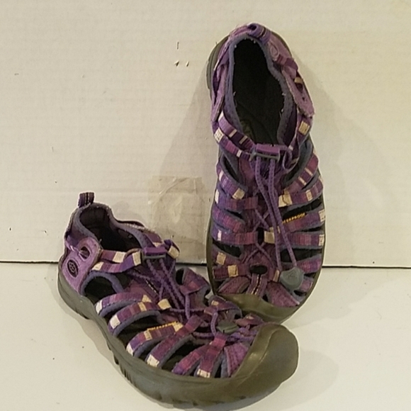 GIRLS KEEN PURPLE‎ SANDALS WATER SHOES (sz 3) - Picture 1 of 5